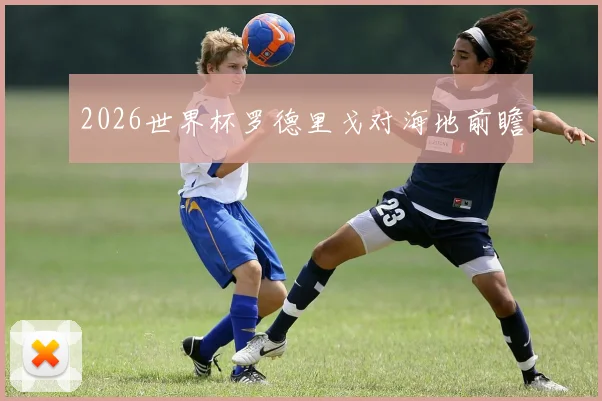 2026世界杯罗德里戈对海地前瞻